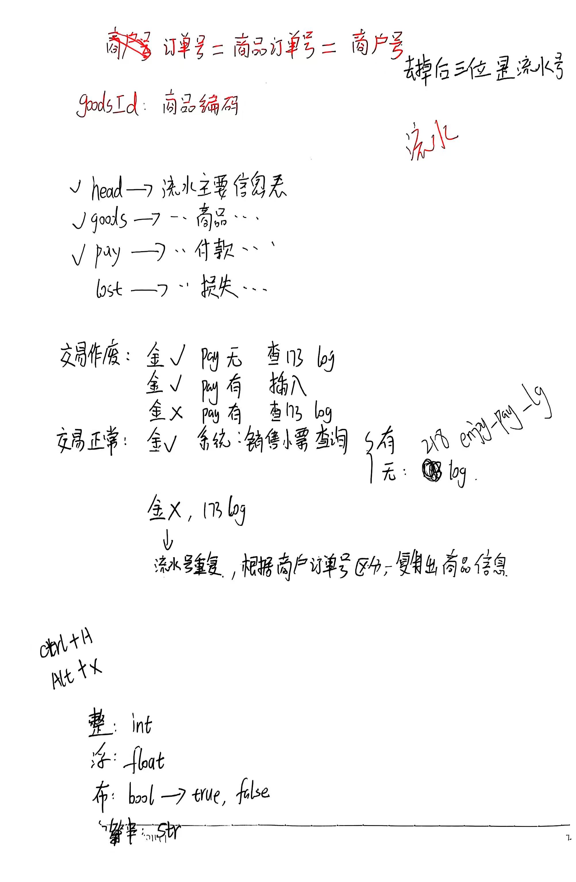 自助流水异常示意图